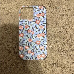 Floral Phone Case - Purple and Orange